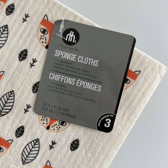 Home Trends Fox Compostable  Sponge - Picture 3 of 4